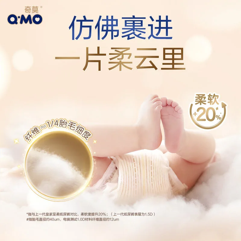 奇莫皇家至柔纸尿裤S-XXL袋装主图（细节图 1）