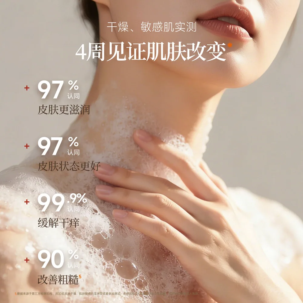 所望牛奶沐浴露750ml保湿沐浴乳（细节图 1）