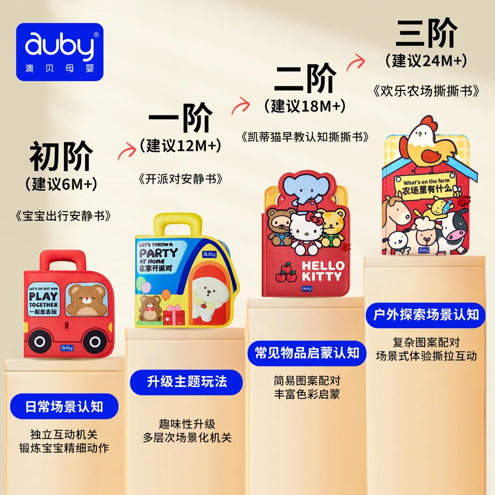 澳贝布书安静书撕撕书