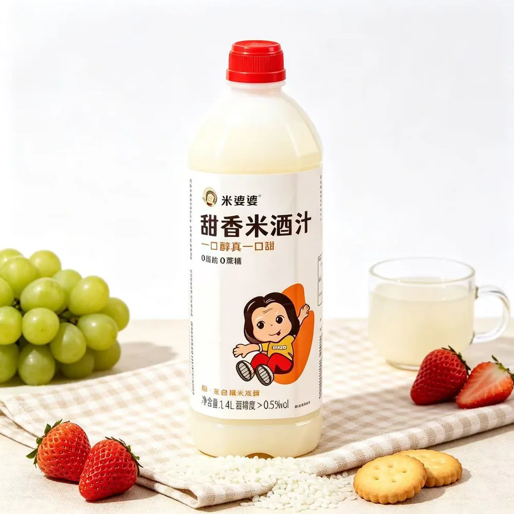 米婆婆甜香糯米酒汁1.4L大瓶装（细节图 1）