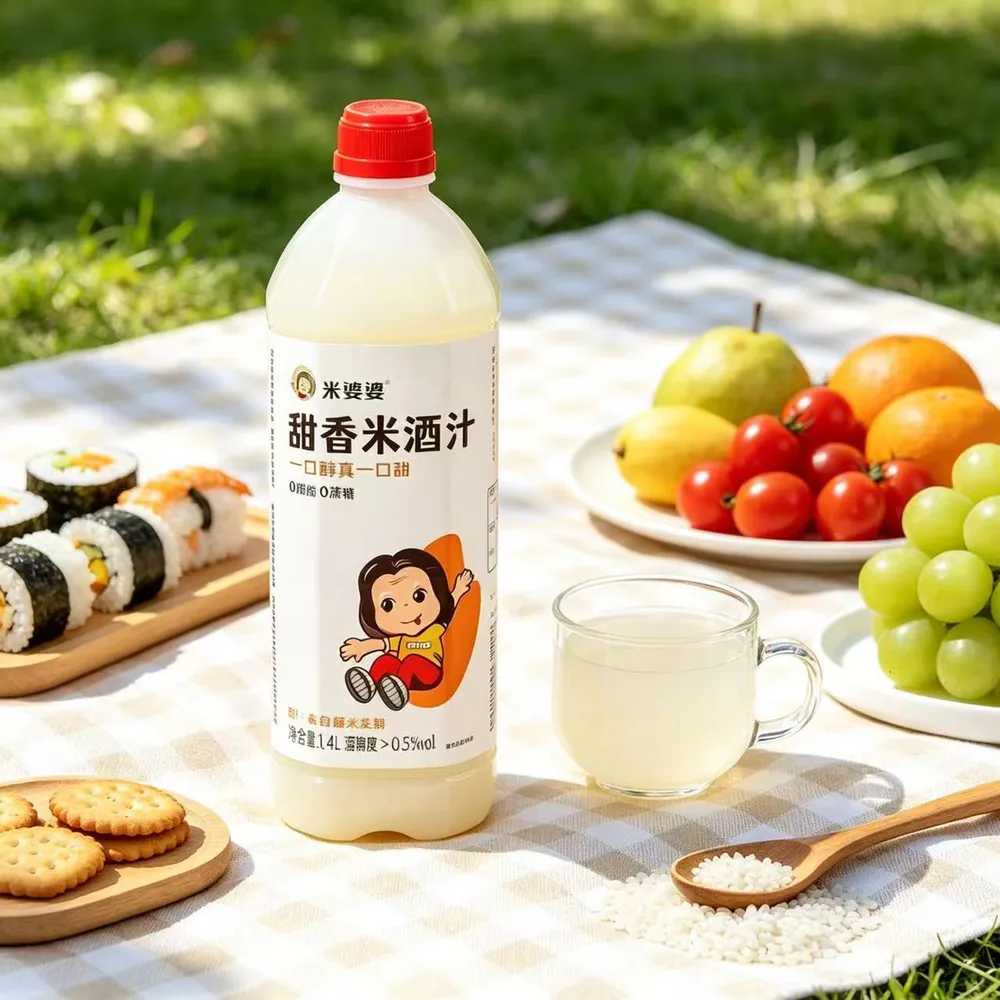 米婆婆甜香糯米酒汁1.4L大瓶装（细节图 2）