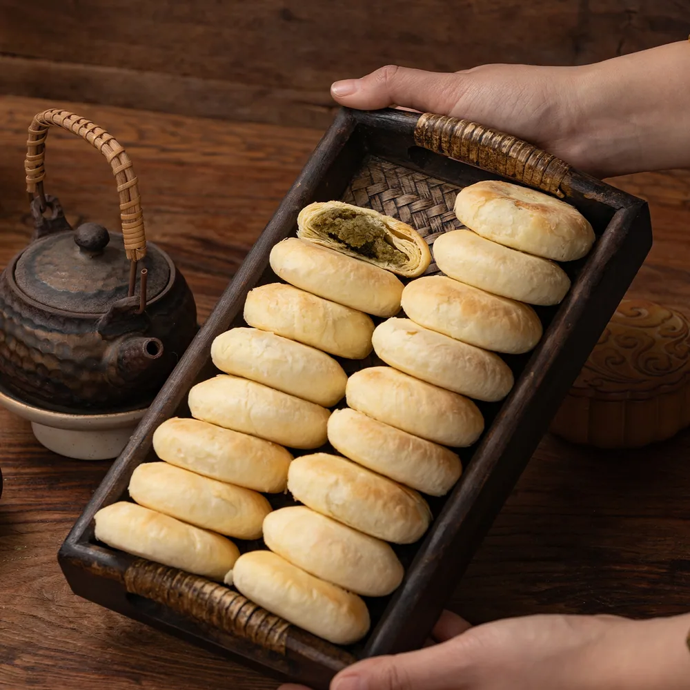 杨先生茉莉龙井茶酥300g苏式月饼（细节图 1）