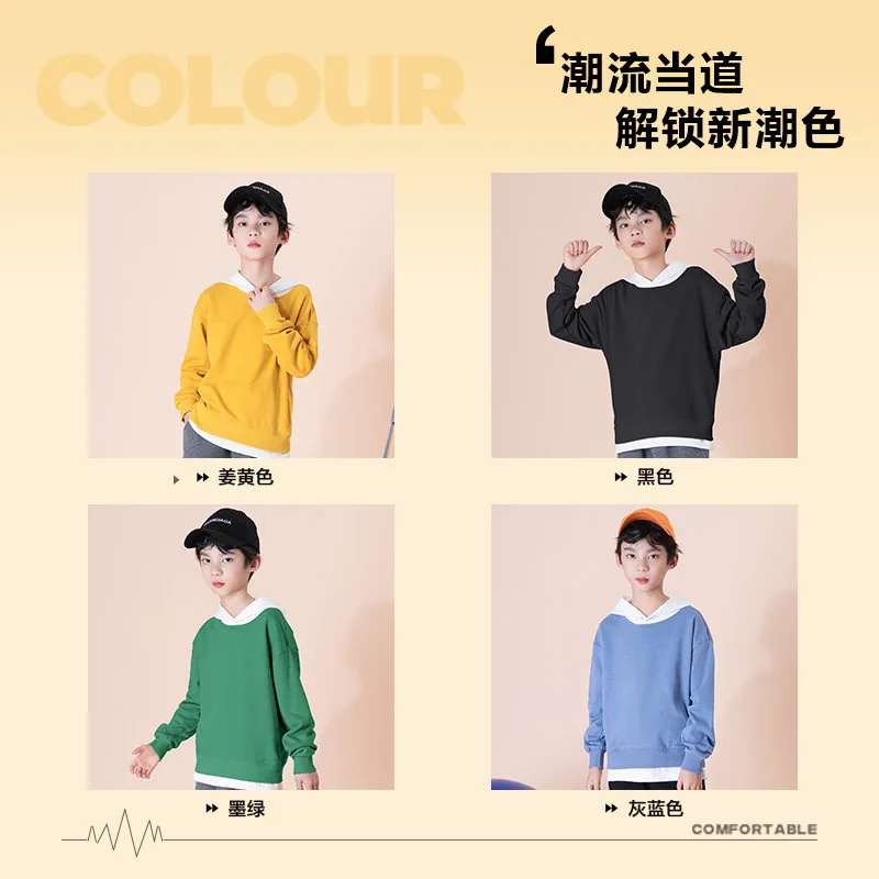 回力煜勤儿童卫衣卫裤两件装（细节图 1）