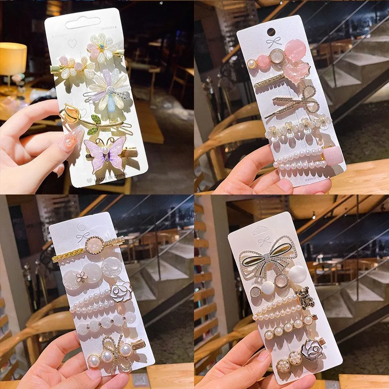 草莓一号羽毛多件套发夹套装全款展示（细节图 1）