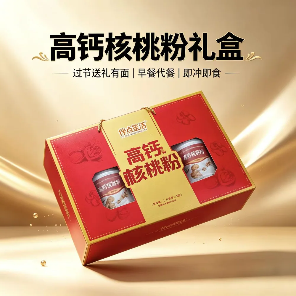 贪嘴雀高钙核桃粉礼盒装独立小袋（细节图 1）