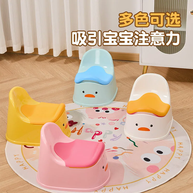 萌森鸭儿童靠背坐便器小马桶