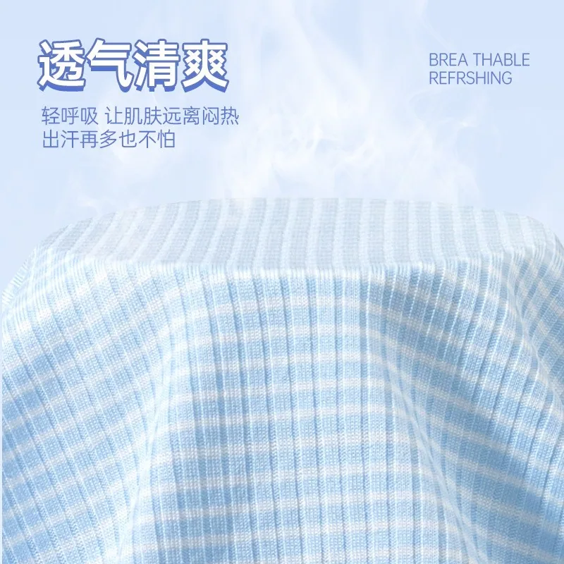 萌兔兔青少年冰丝内裤4条装平铺图（细节图 1）