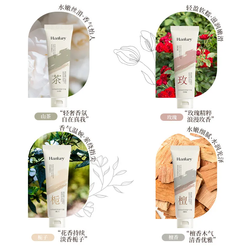 韩纪森系香氛护手霜4支装产品图（细节图 1）