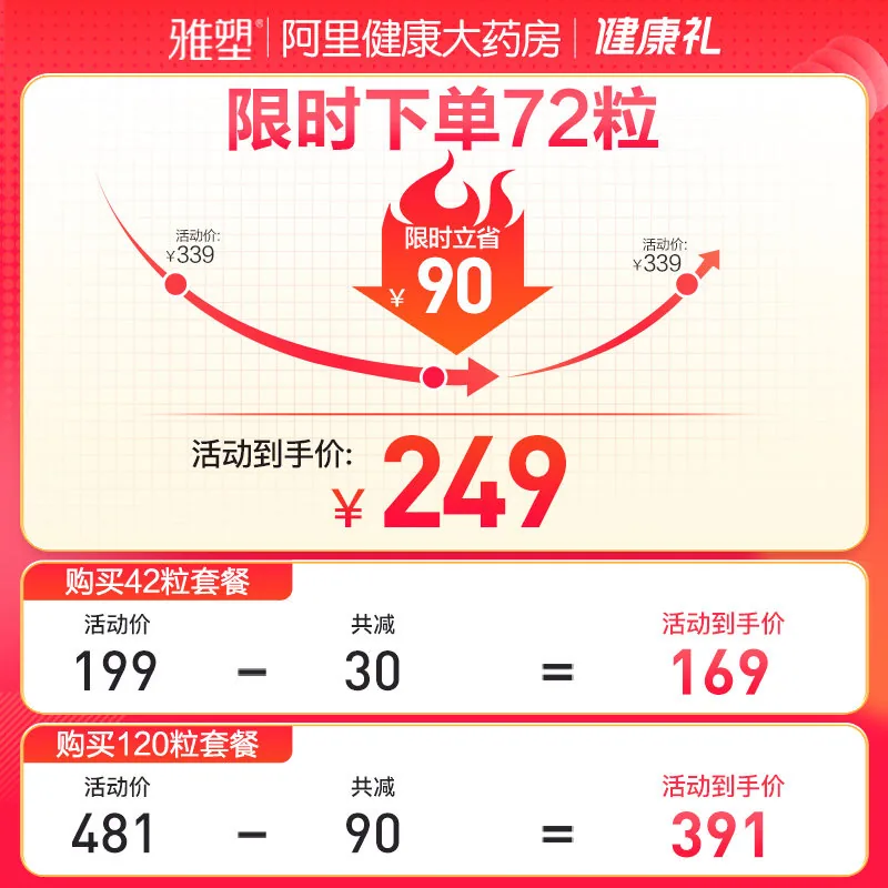 雅塑奥利司他胶囊42粒