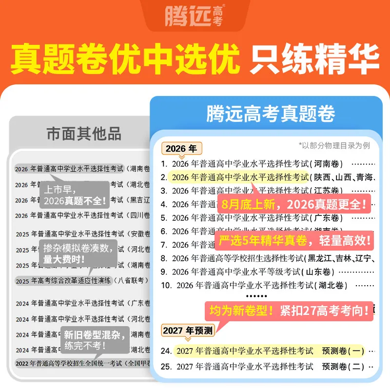 2027腾远高考真题卷近5年全科详解