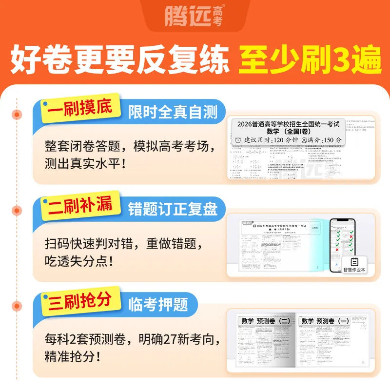 2027腾远高考真题卷近5年全科详解9科全套（细节图 1）