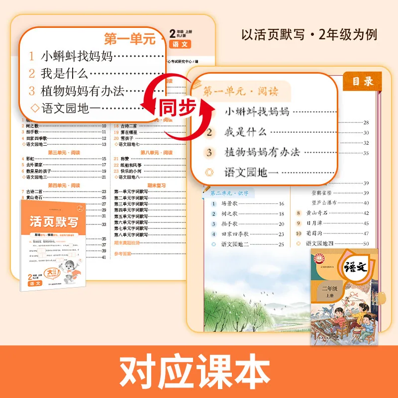 儒言图书活页默写练字帖1-6年级人教版内页（细节图 1）