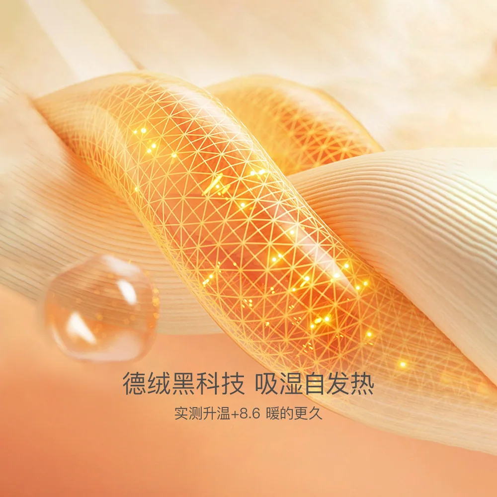 克珍妮德绒发热儿童保暖内衣红色款（细节图 1）