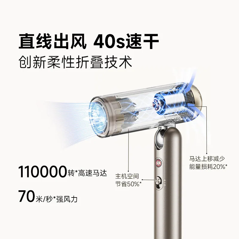 追觅P10折叠便携高速吹风机折叠状态（细节图 2）