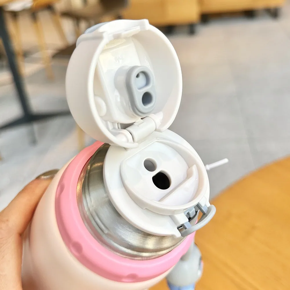 亲琴疯狂动物城保温杯600ml吸管直饮双模式（细节图 2）