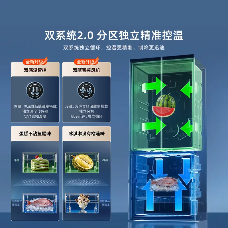 海信双系统囤多多571L十字冰箱