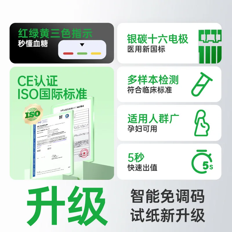 三诺常规优佳血糖仪50支试纸套装（细节图 1）