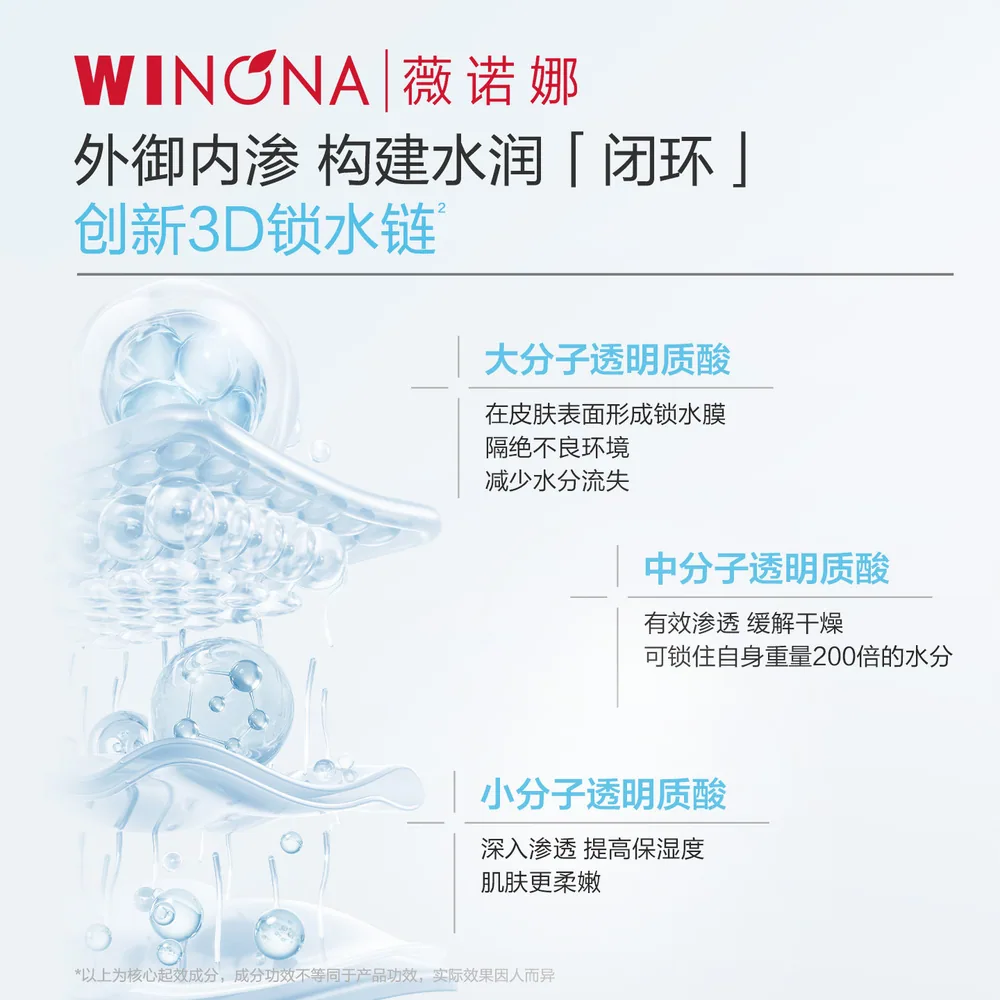 薇诺娜透明质酸精华水200ml瓶装（细节图 2）