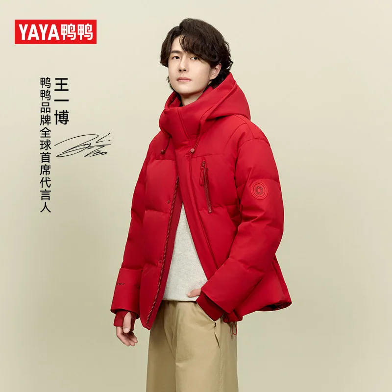 鸭鸭1号羽绒服系列立领鸭绒外套（细节图 1）