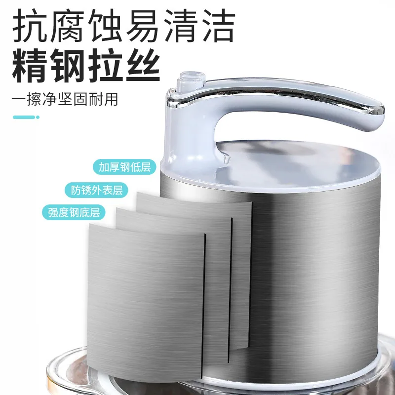 龙德利不锈钢料理机绞肉机2L主图（细节图 1）
