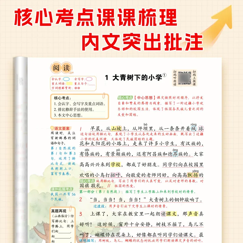 当当网2026新版课堂笔记1-6年级语数英上册（细节图 1）