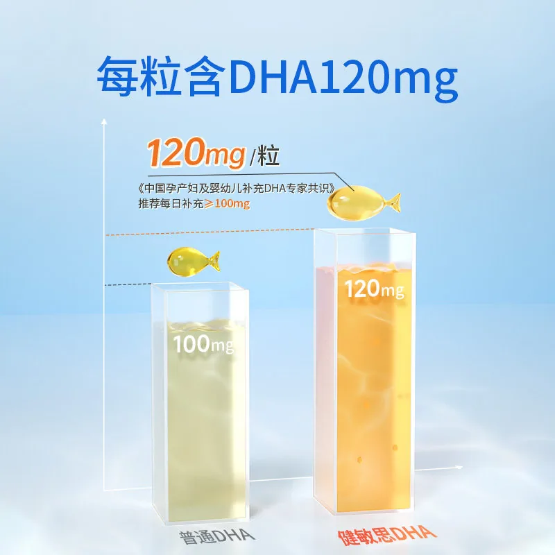 witsbb健敏思60粒多效藻油dha