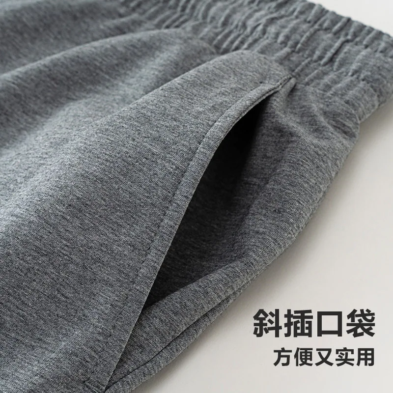 RQG男休闲束脚卫裤黑灰薄款（细节图 2）
