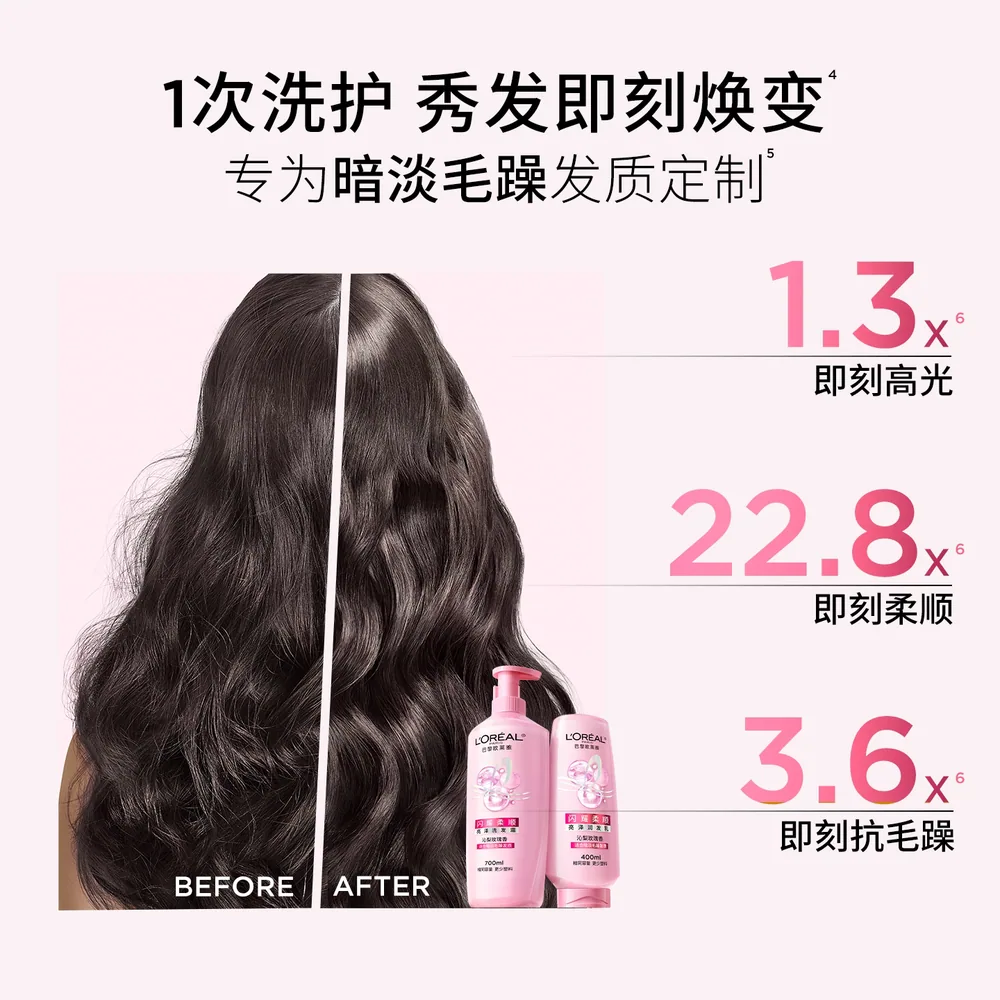 欧莱雅茶树洗发水500ml瓶装主图（细节图 2）