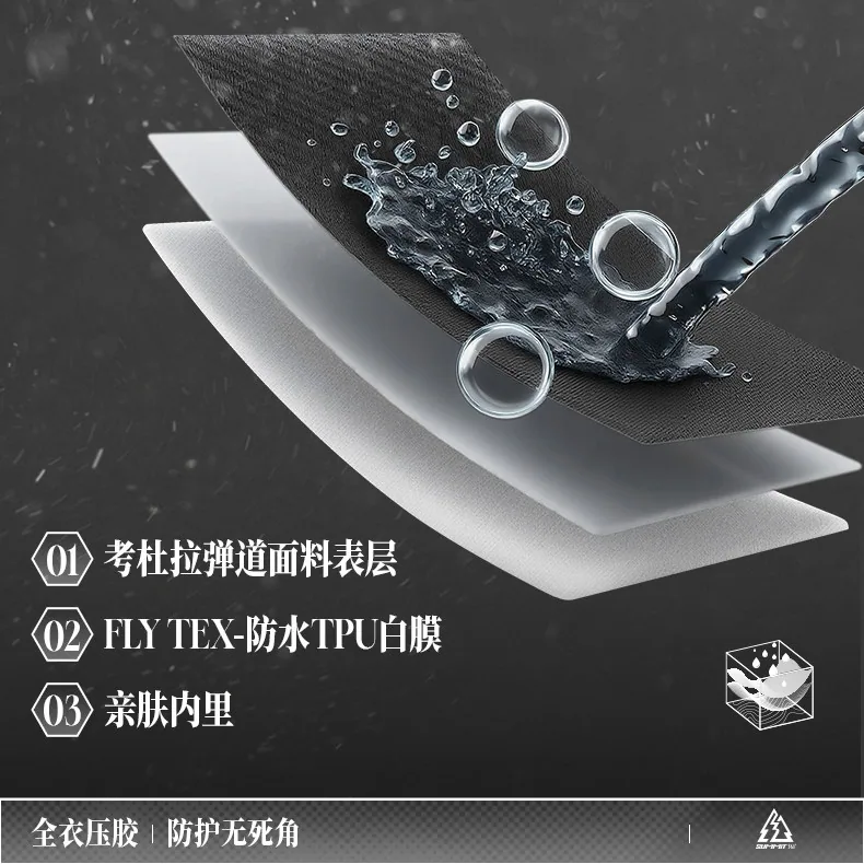 361度大磨王2.0硬壳冲锋衣男女同款（细节图 1）