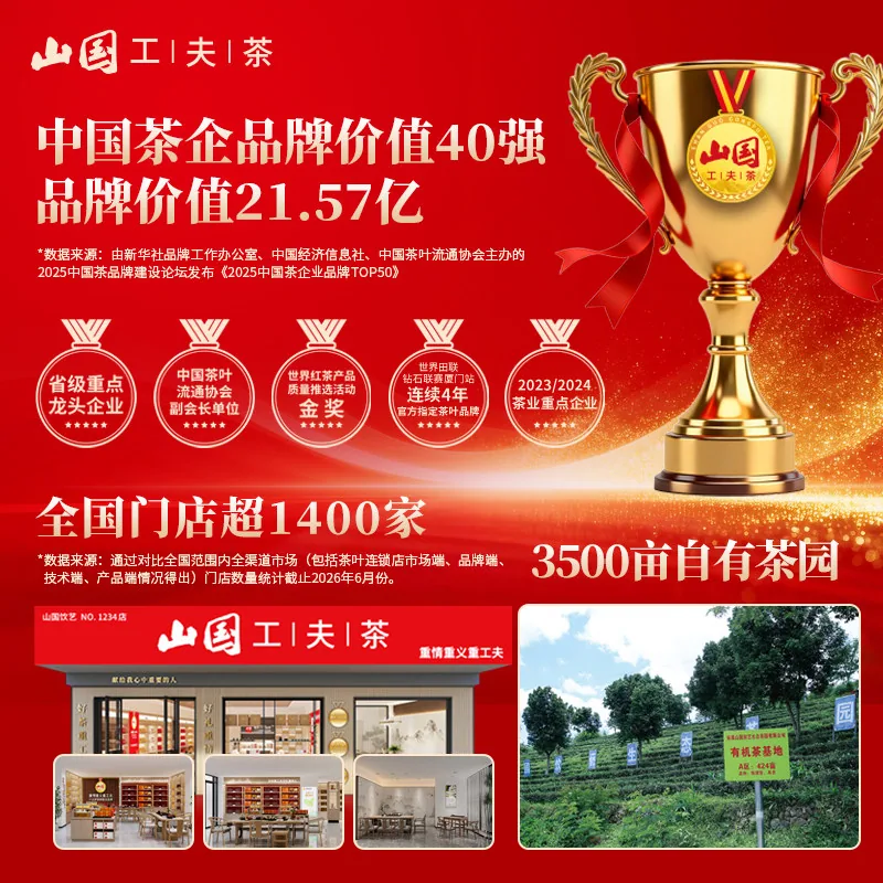 山国饮艺武夷山大红袍一级茶叶礼盒