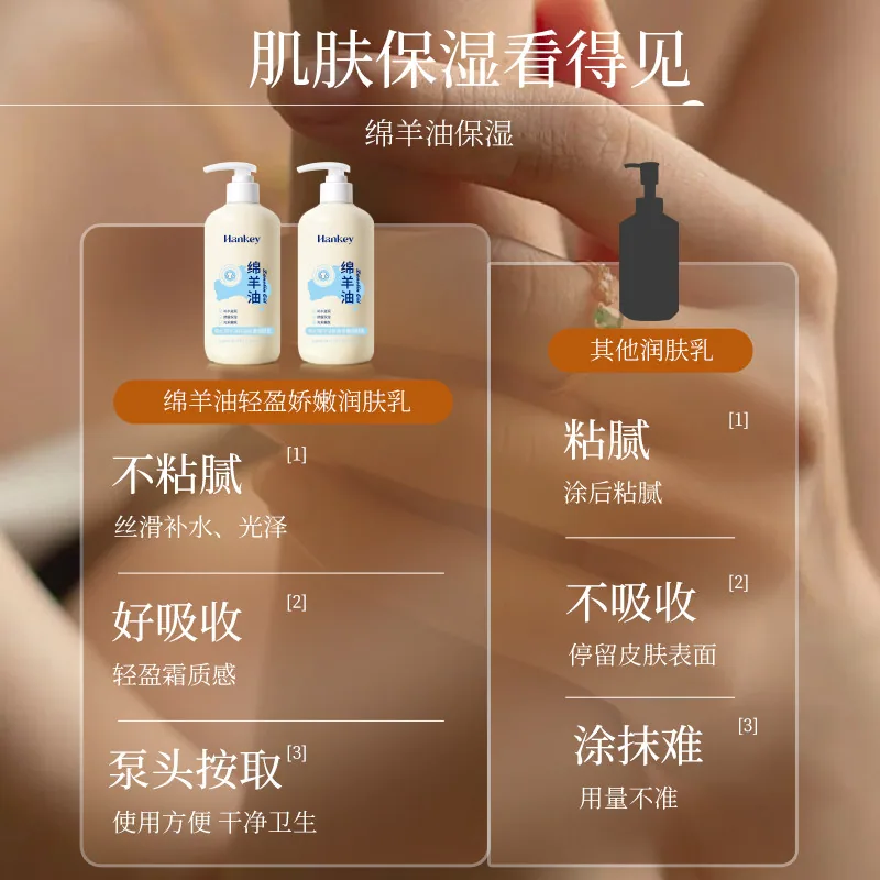 韩纪绵羊油轻盈娇嫩身体乳产品图（细节图 2）