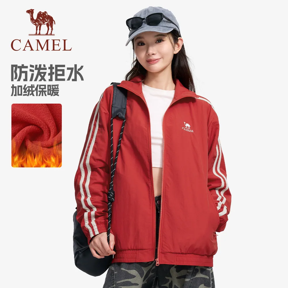 骆驼运动校园风夹克外套条纹款（细节图 2）