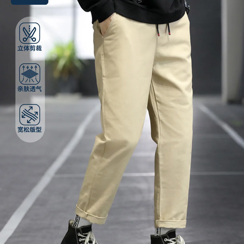 B.VEERA倍福来纯棉工装裤男女同款主图（细节图 1）