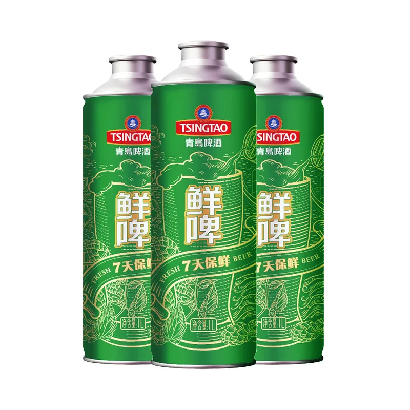 青岛啤酒10度1L*4桶7天鲜啤整箱（细节图 2）