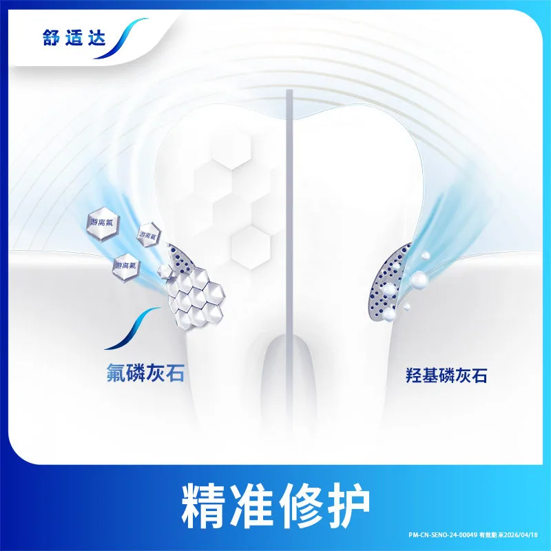 舒适达抗敏感牙膏劲速牙龈多效180g*3支装（细节图 2）