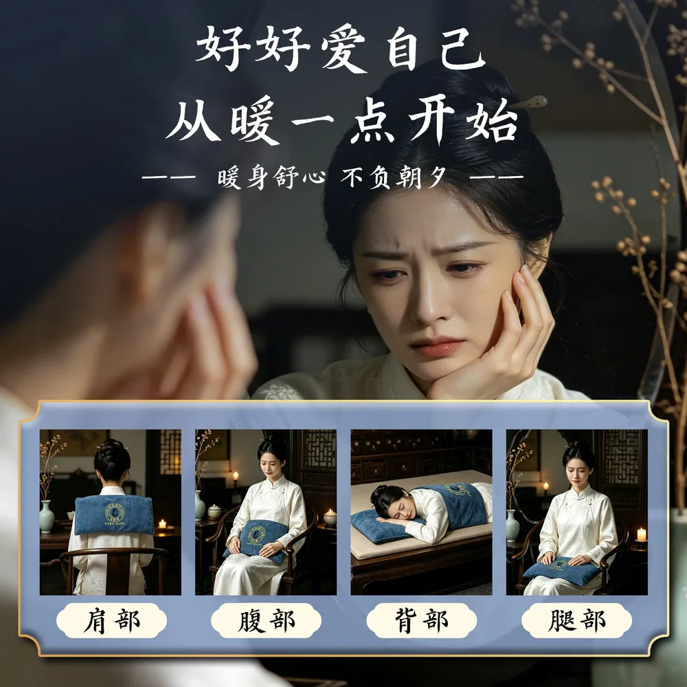 艾顺康肩颈腹部电加热理疗养生袋