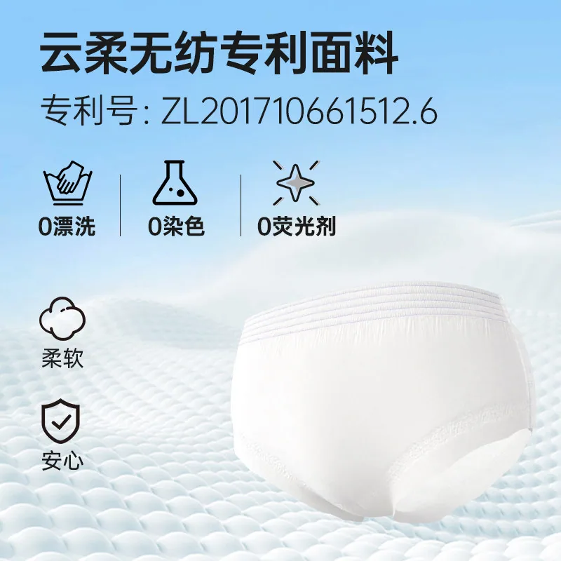 休洗AAA一次性灭菌内裤3条装独立包装（细节图 1）