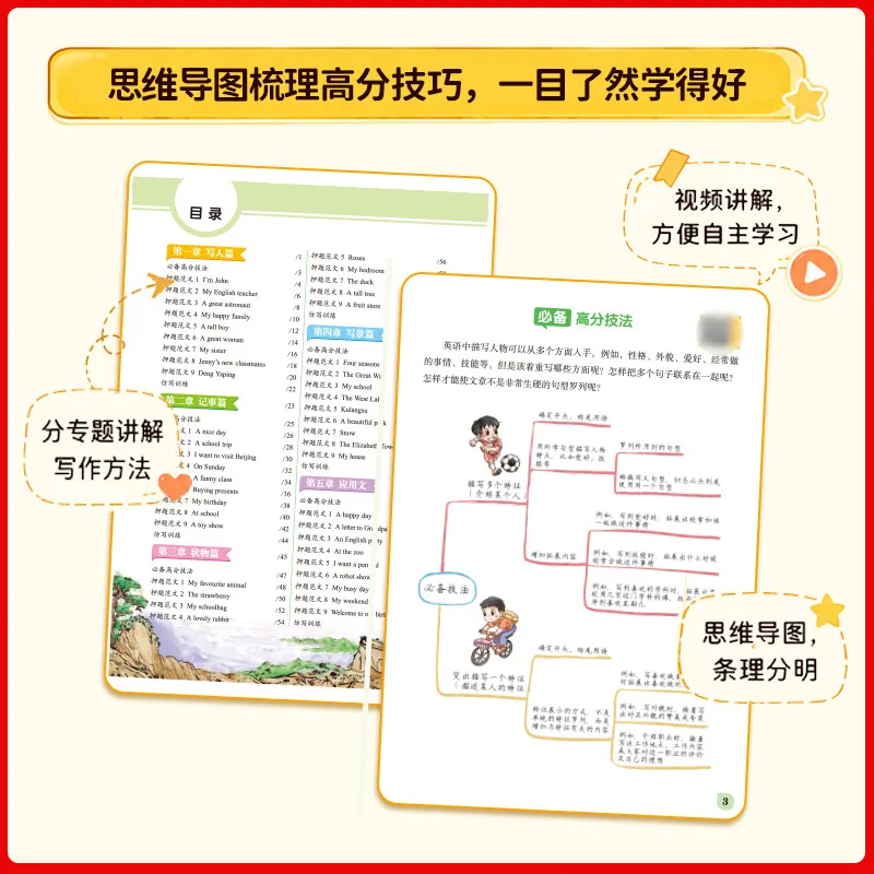 当当网小学英语满分作文仿写3-6年级封面（细节图 2）