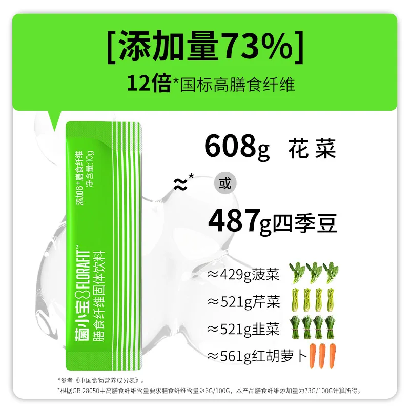 菌小宝膳食纤维果蔬粉菊粉10g独立小包（细节图 1）