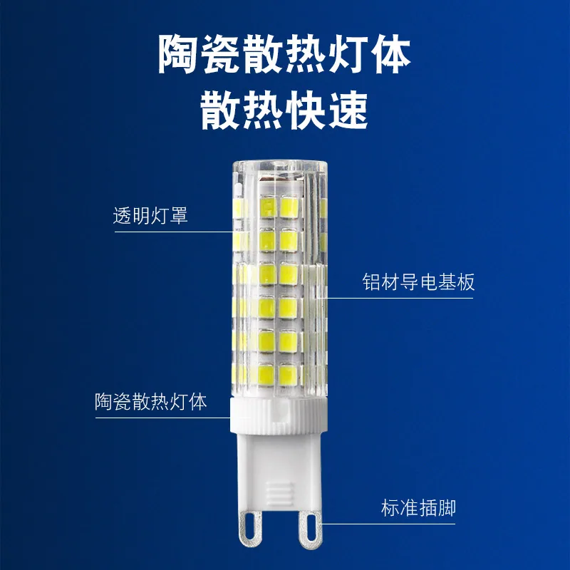 巨祥插脚泡插针led水晶灯泡G9插脚（细节图 1）