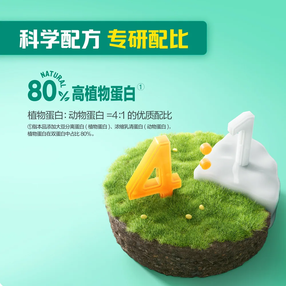 养生堂中老年人乳清大豆蛋白质粉罐装（细节图 2）