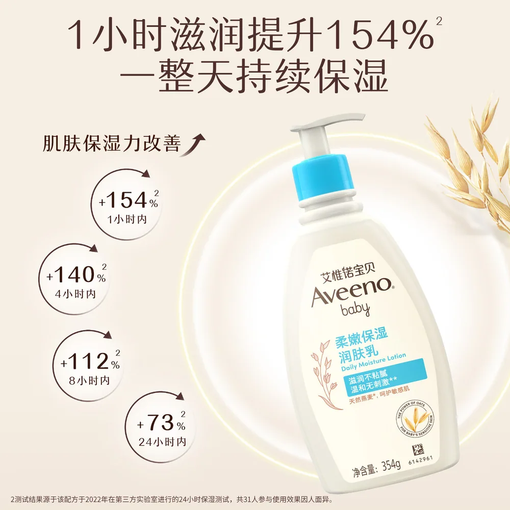 艾惟诺婴幼儿身体乳354ml