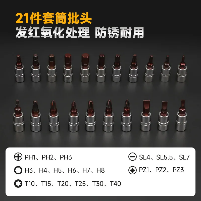 友福汽修工具套装46件套套筒扳手直柄款（细节图 2）