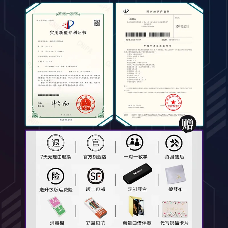 JDR嘉德瑞蜂鸟10孔半音阶口琴