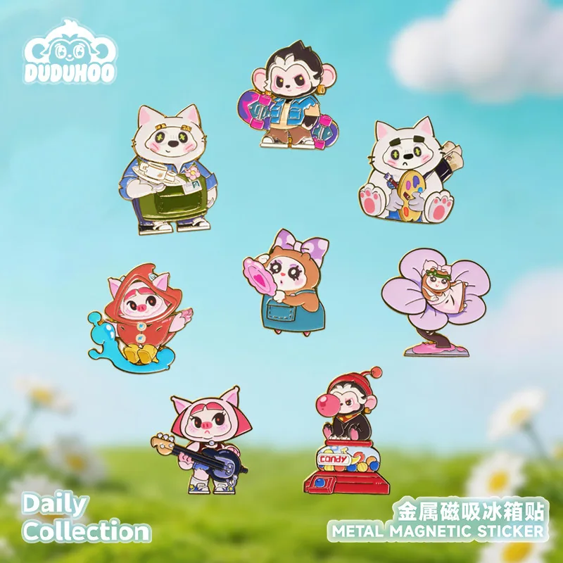 嘟嘟猴金属卡通冰箱贴