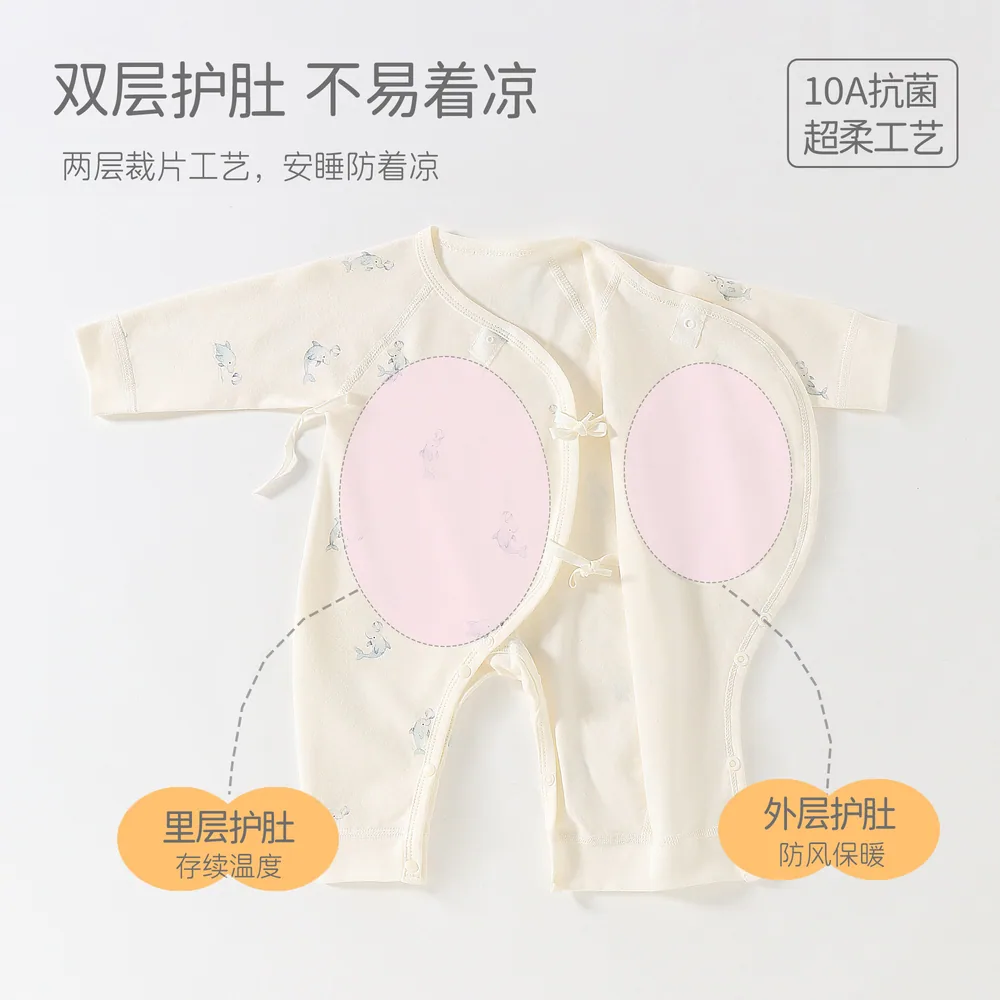 小猪大卫婴儿纯棉蝴蝶衣52-66码（细节图 2）