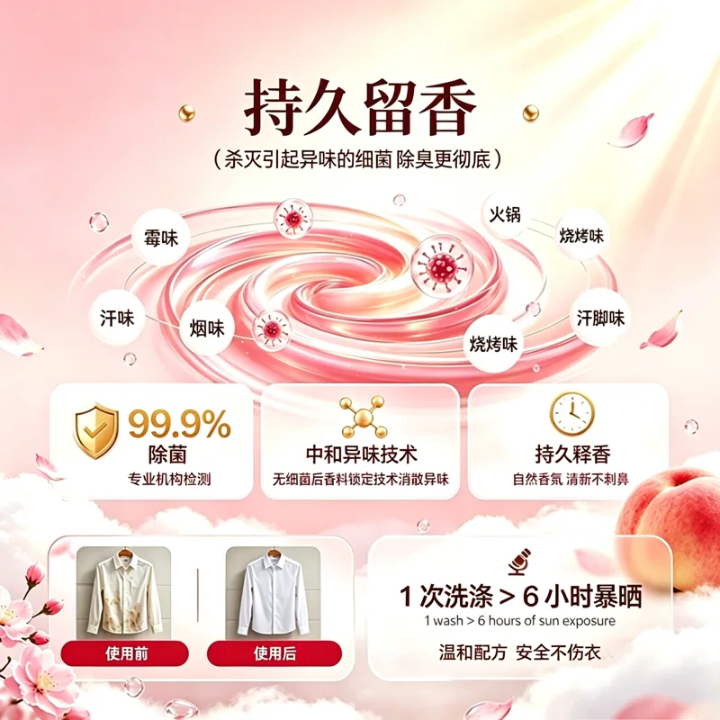 蓝洁护多用途衣物消毒液母婴级瓶装（细节图 1）