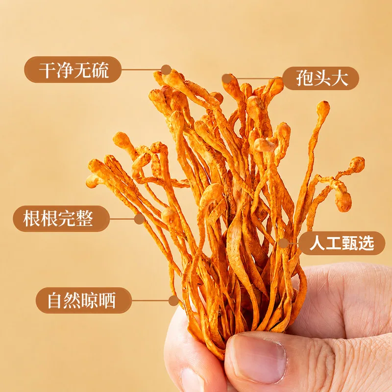 鲜珥家虫草花干货50g