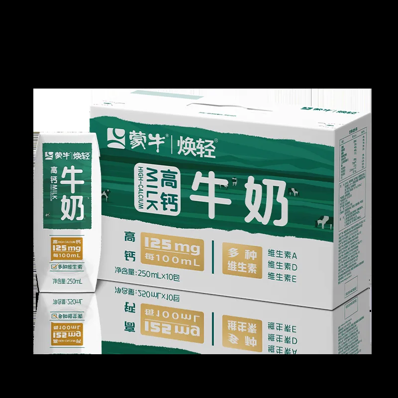 蒙牛焕轻高钙牛奶膳食纤维维生素D3三合一盒装（细节图 1）