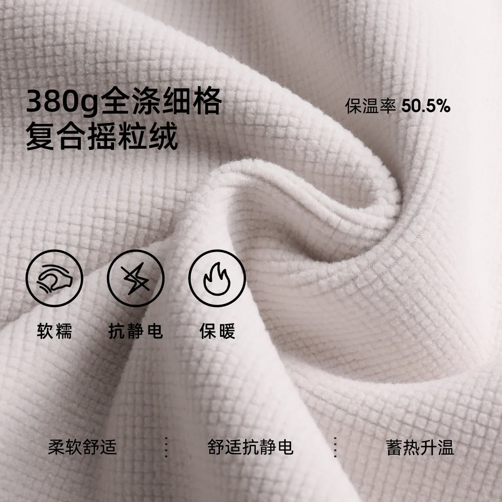 骆驼户外加厚抓绒衣双面磨毛款（细节图 2）